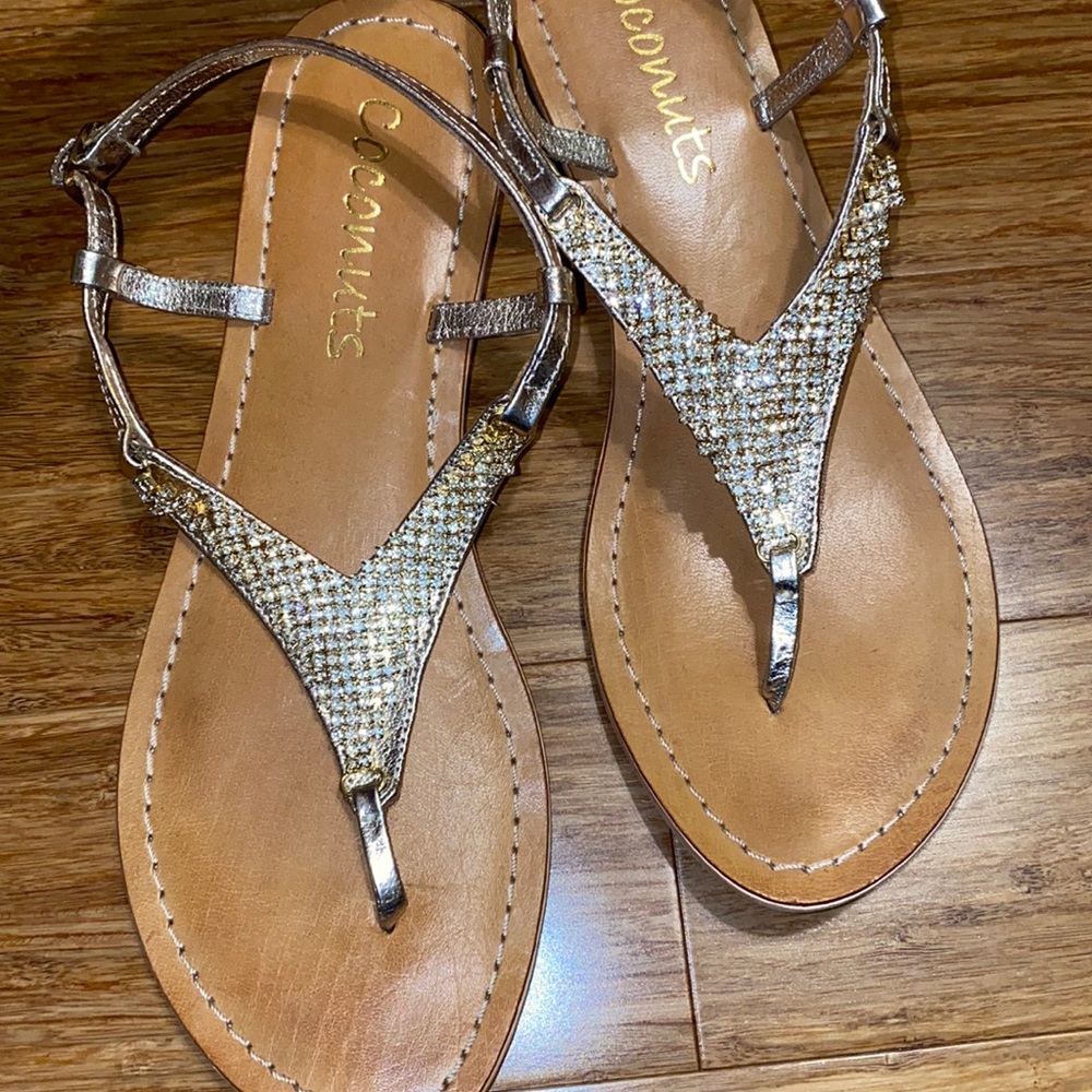 Gold Diamond Sandals